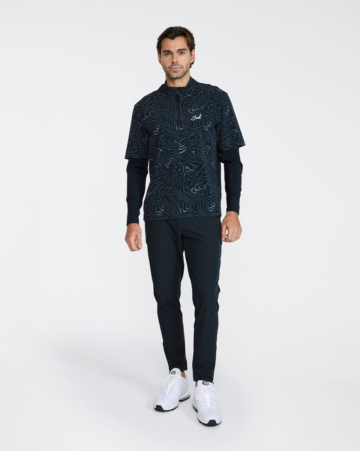 Bad Birdie Mechanism Quarterzip - Rave Runner