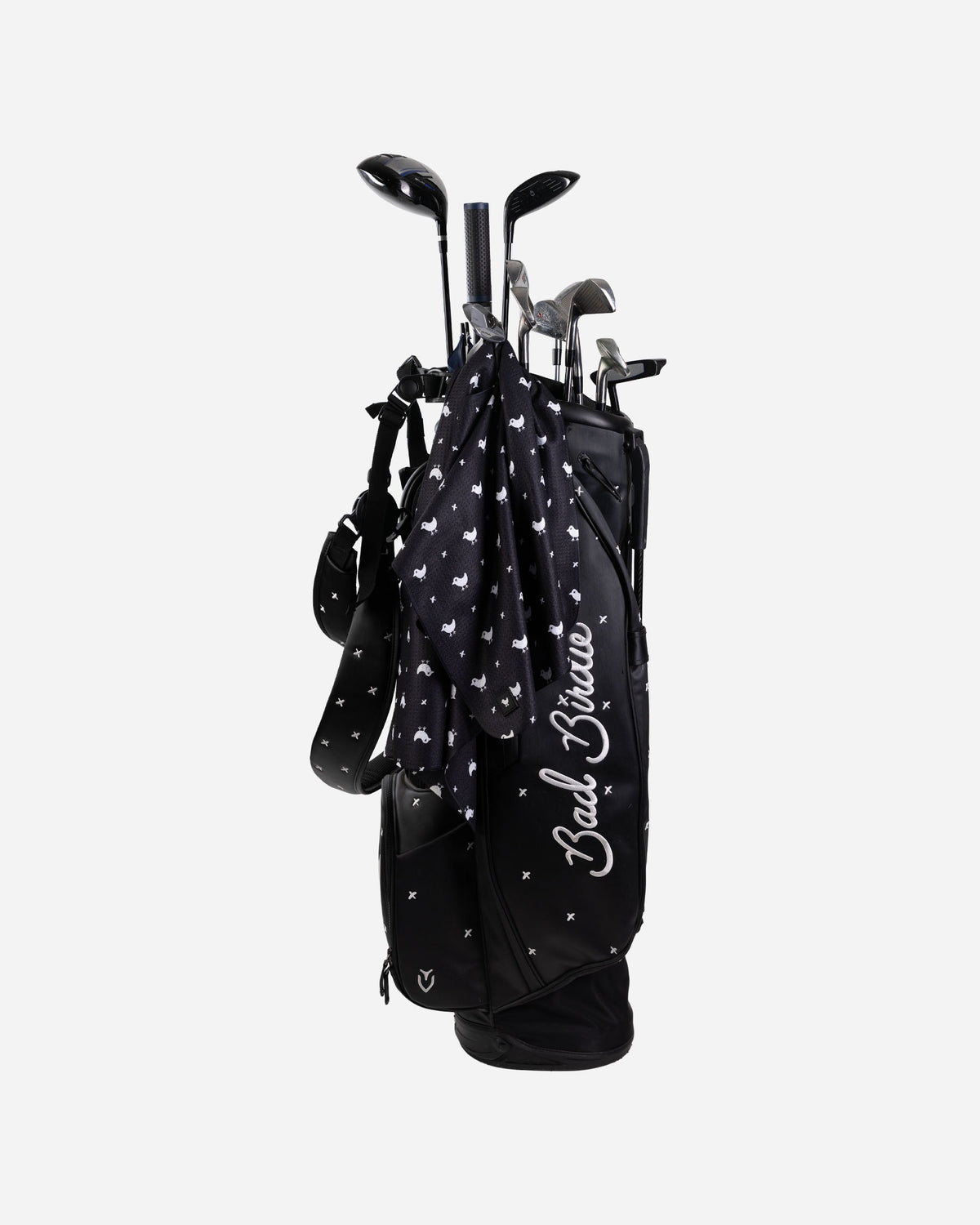 Bad Birdie Tossed Towel - Black