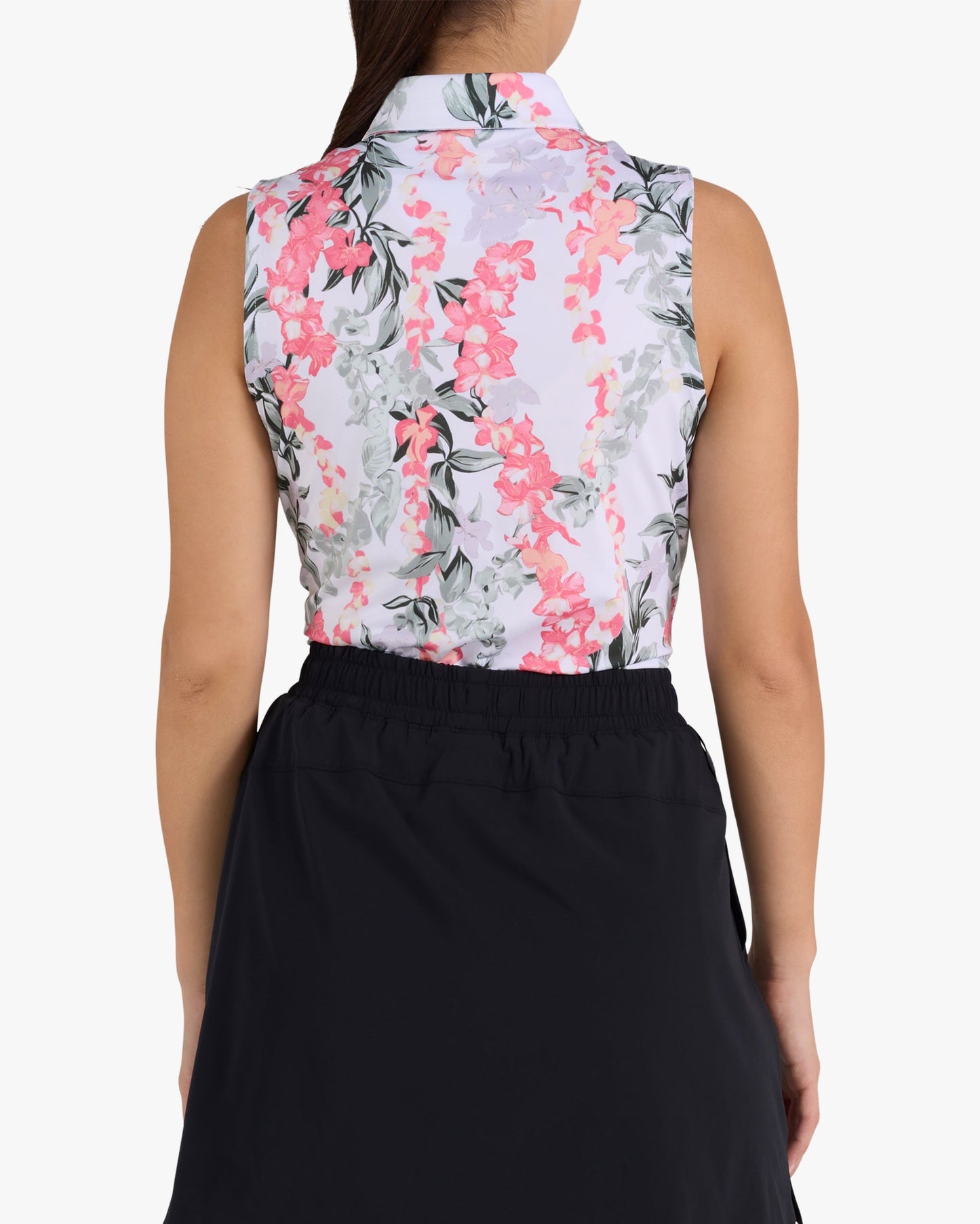 Bad Birdie Lei'd - Brilliant White Sleeveless