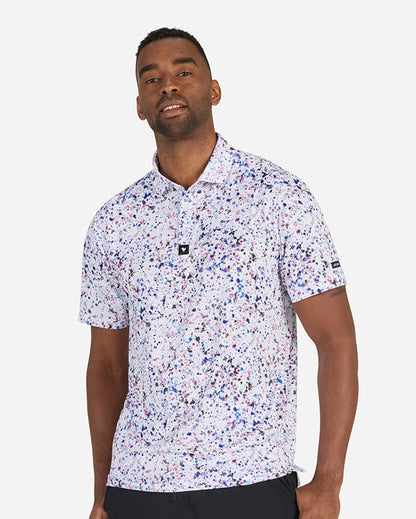 Bad Birdie Paint Splatter 3 Polo - Bad Birdie