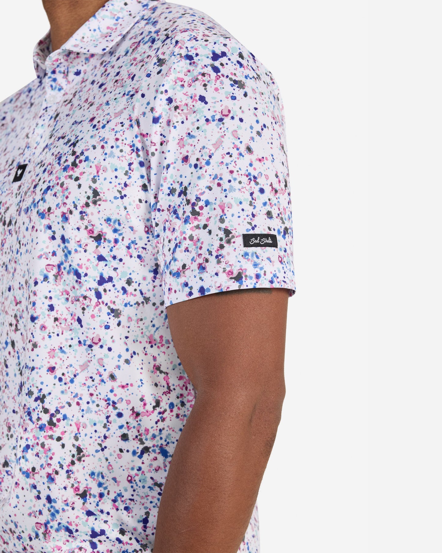 Bad Birdie Paint Splatter 3 Polo - Bad Birdie