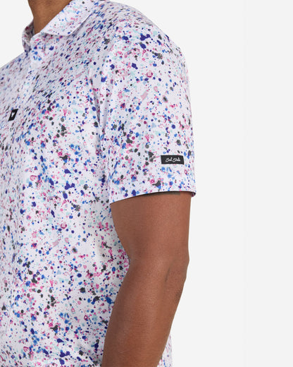 Bad Birdie Paint Splatter 3 Polo - Bad Birdie