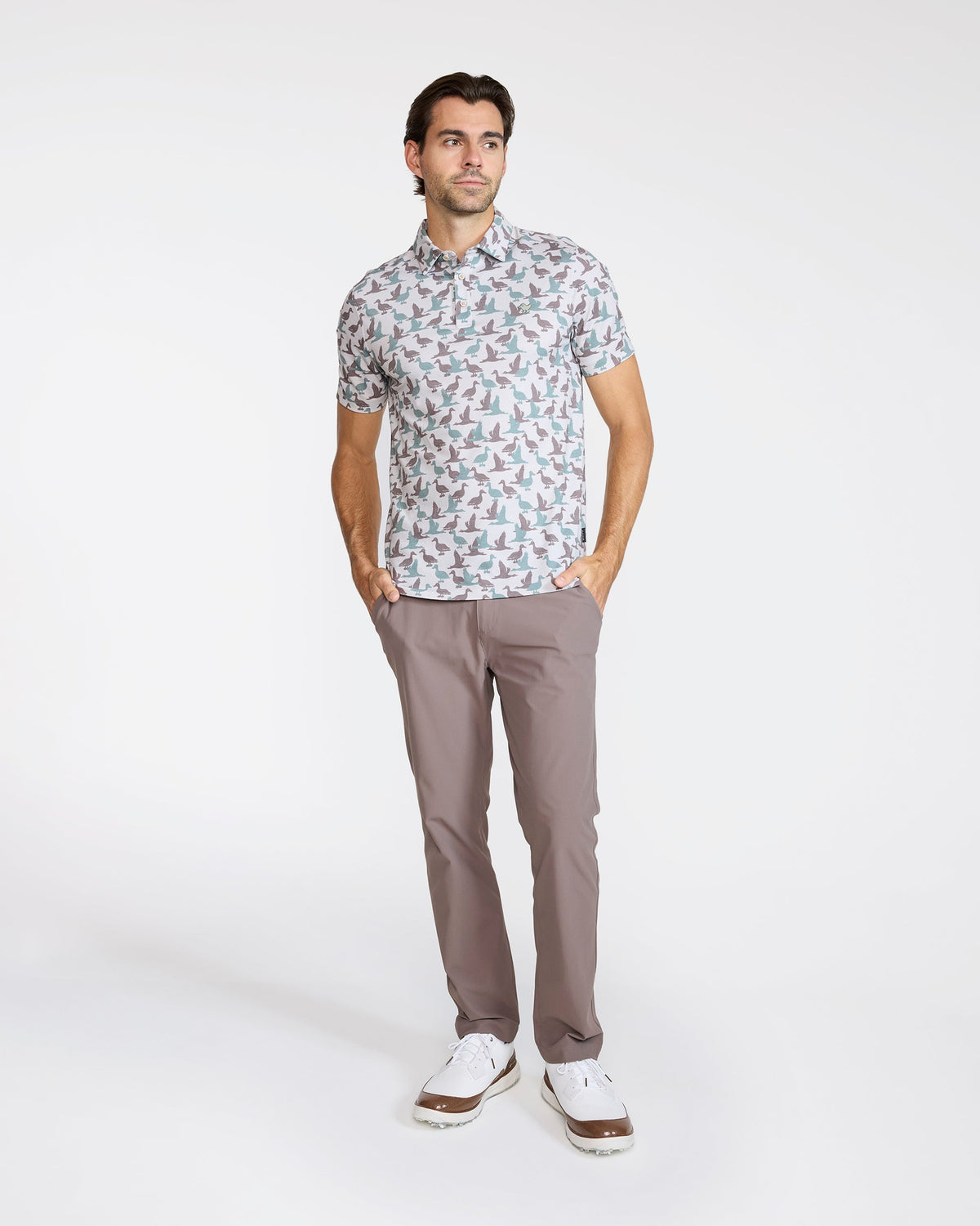 Bad Birdie Pique Performance Polo - What The Duck