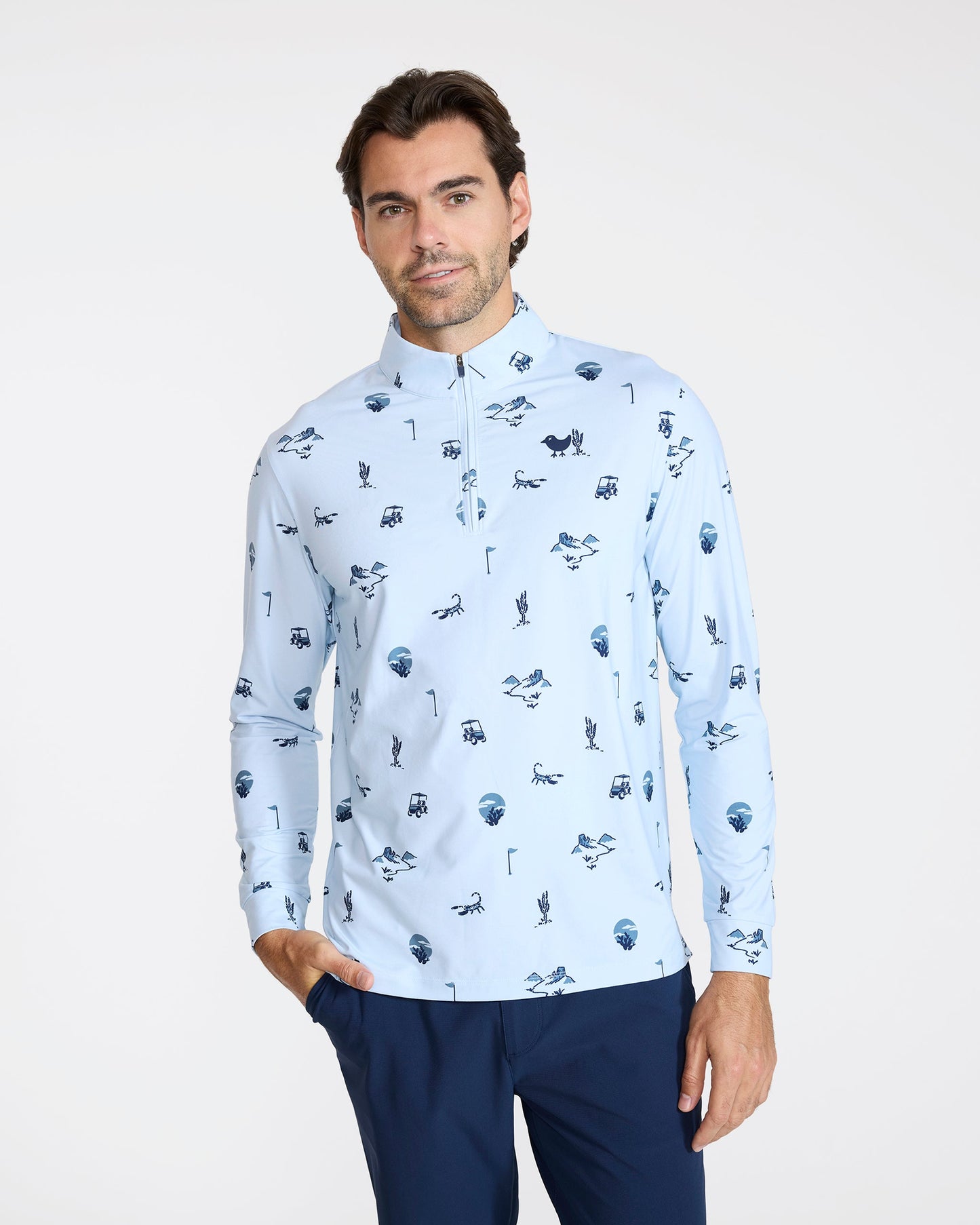 Bad Birdie Velocity Quarterzip - Desert Baddies