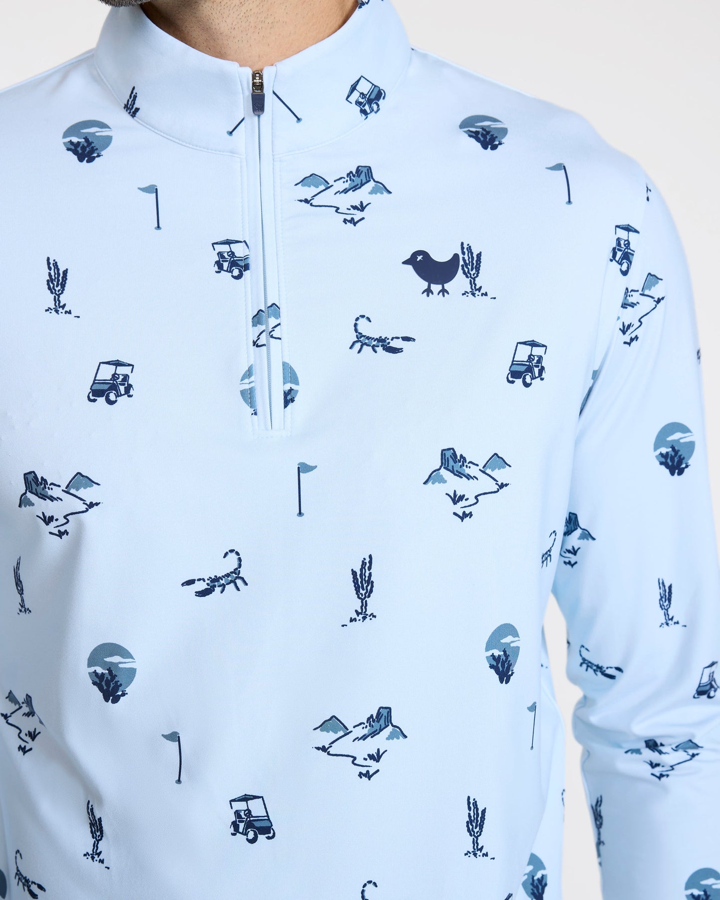 Bad Birdie Velocity Quarterzip - Desert Baddies