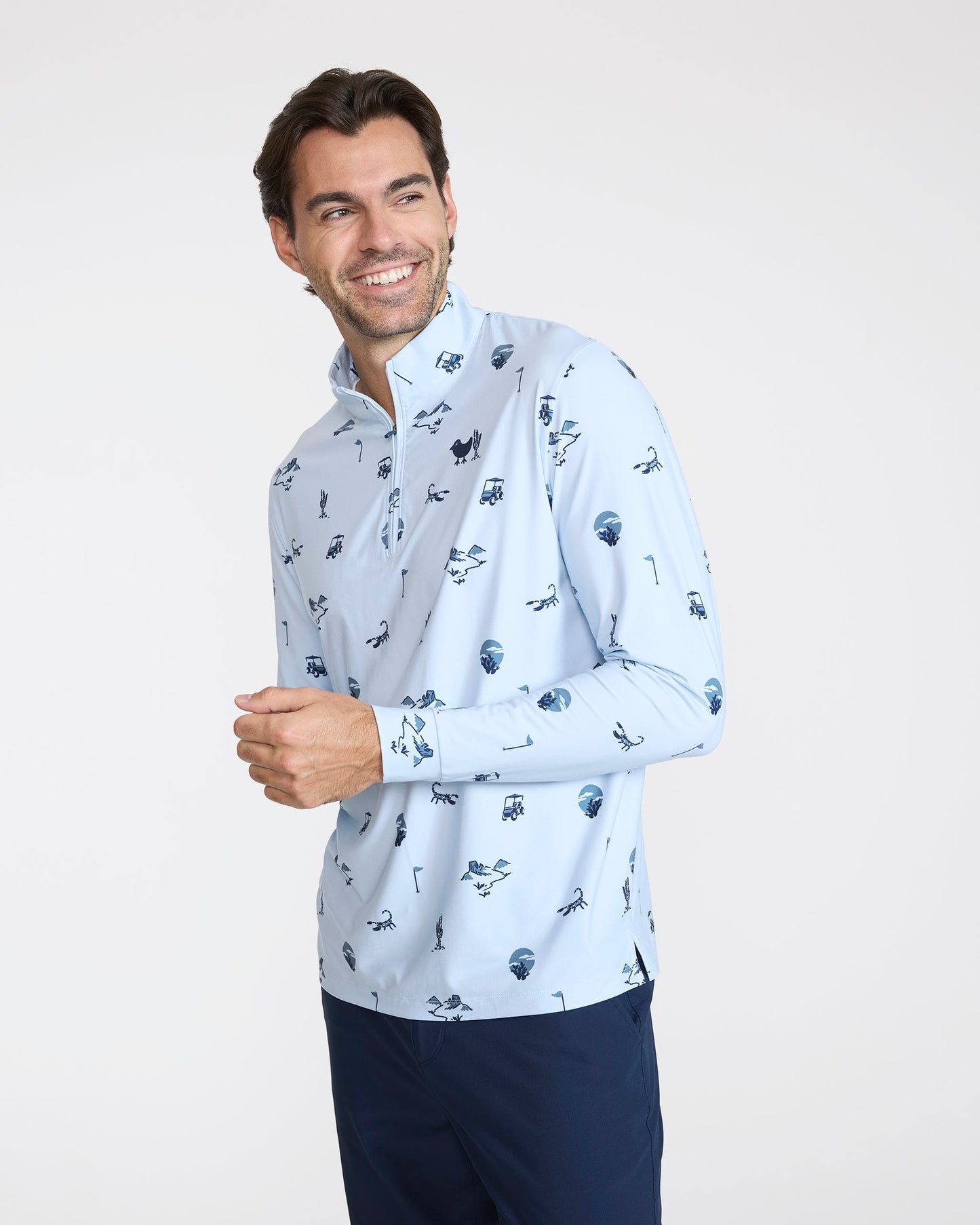 Bad Birdie Velocity Quarterzip - Desert Baddies