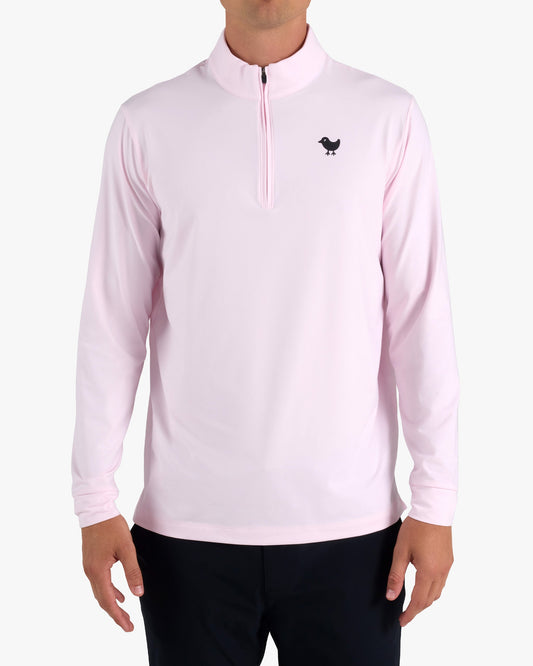 Bad Birdie Velocity Quarterzip - Frosty Petal