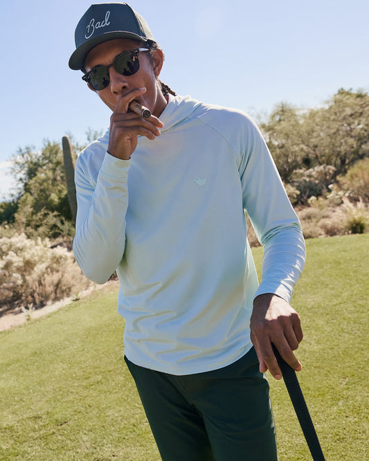 Bad Birdie Velocity Hoodie - Pale Blue