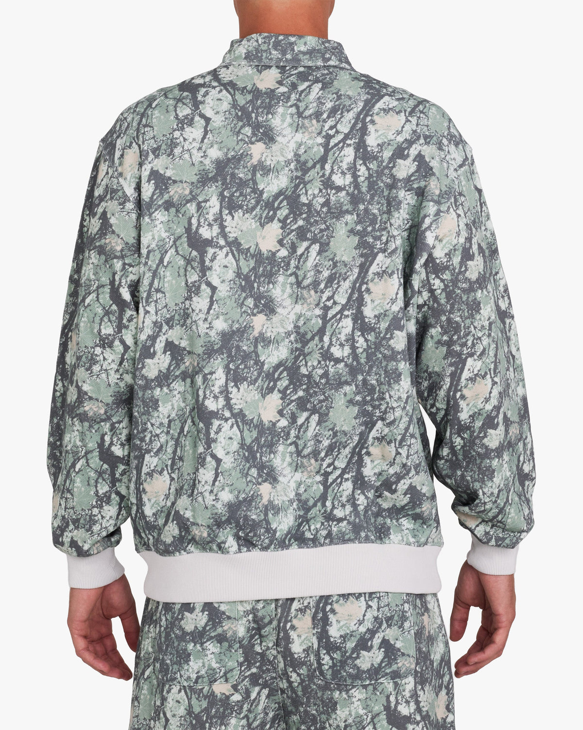 Bad Birdie Men's French Terry Polo - Stealth Mode Dark