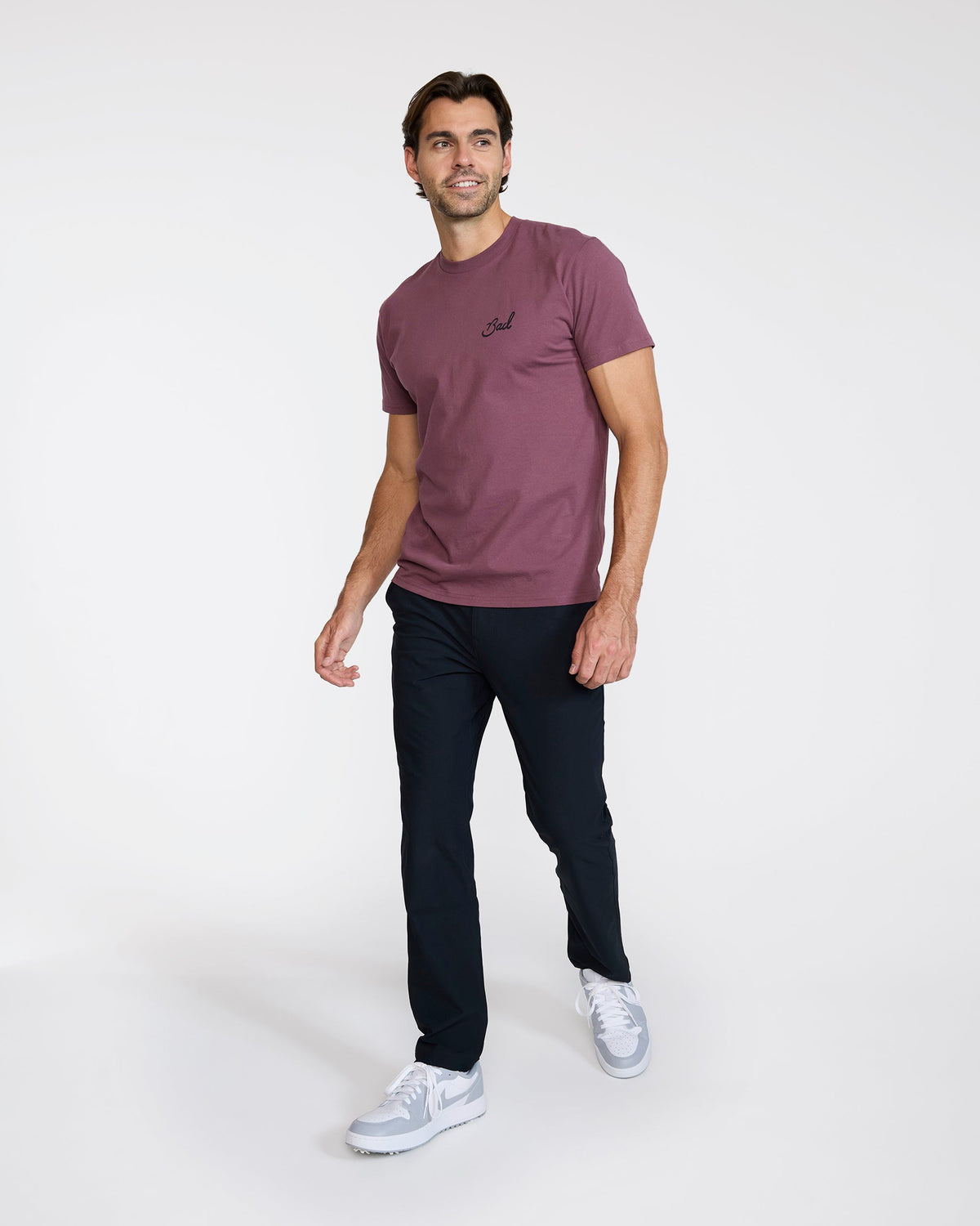 Bad Birdie Birdie Tee - Plum Wine