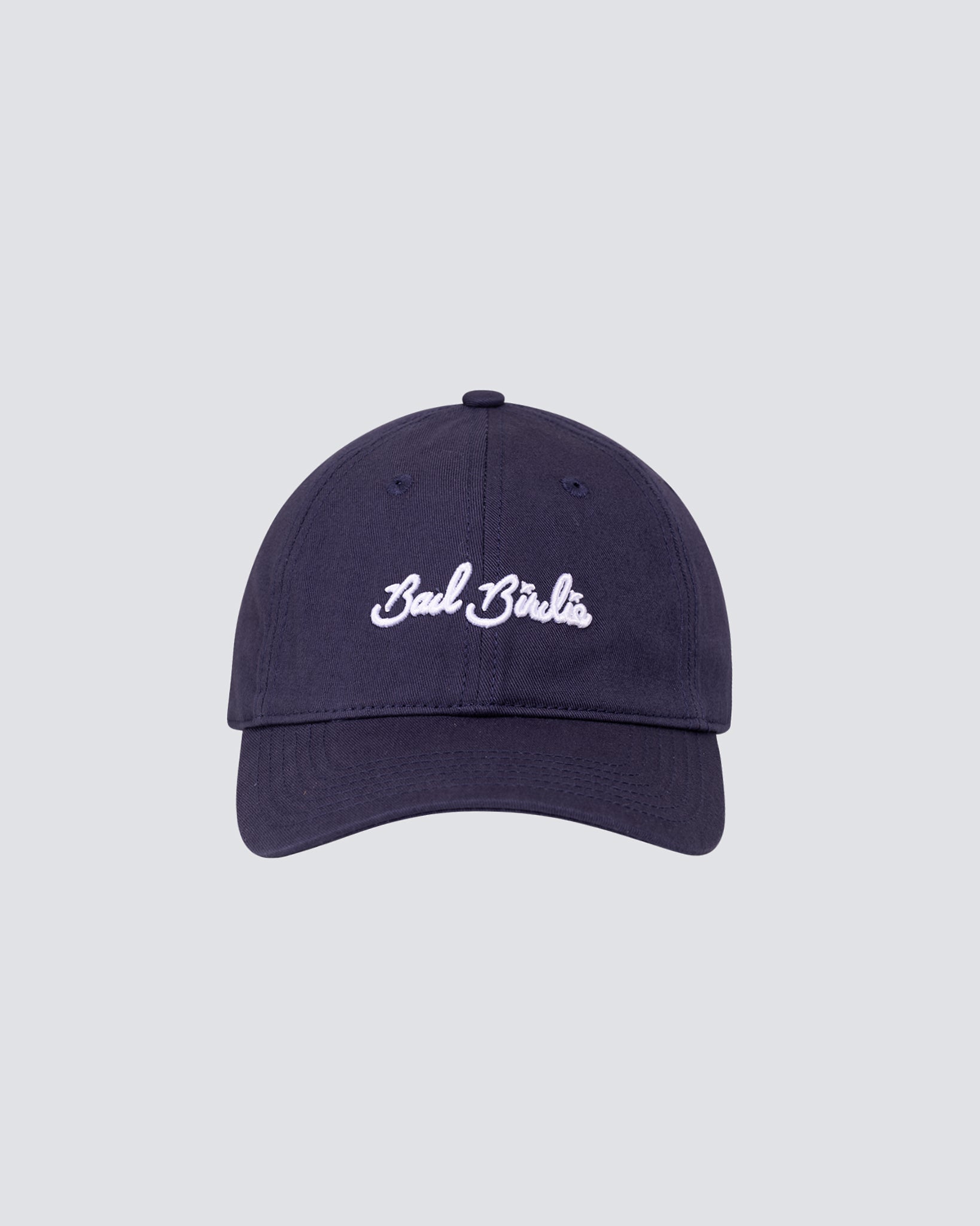 Bad Birdie Script Twill Dad Hat - Dark Navy