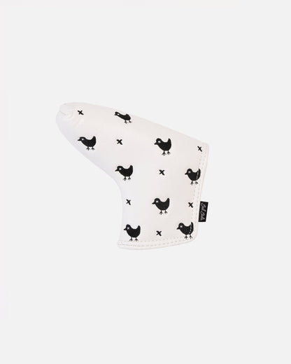 Bad Birdie White Blade Headcover - Bad Birdie