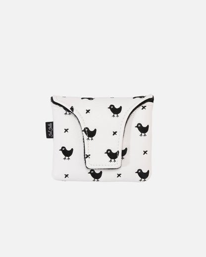 Bad Birdie White Mallet Headcover - Bad Birdie