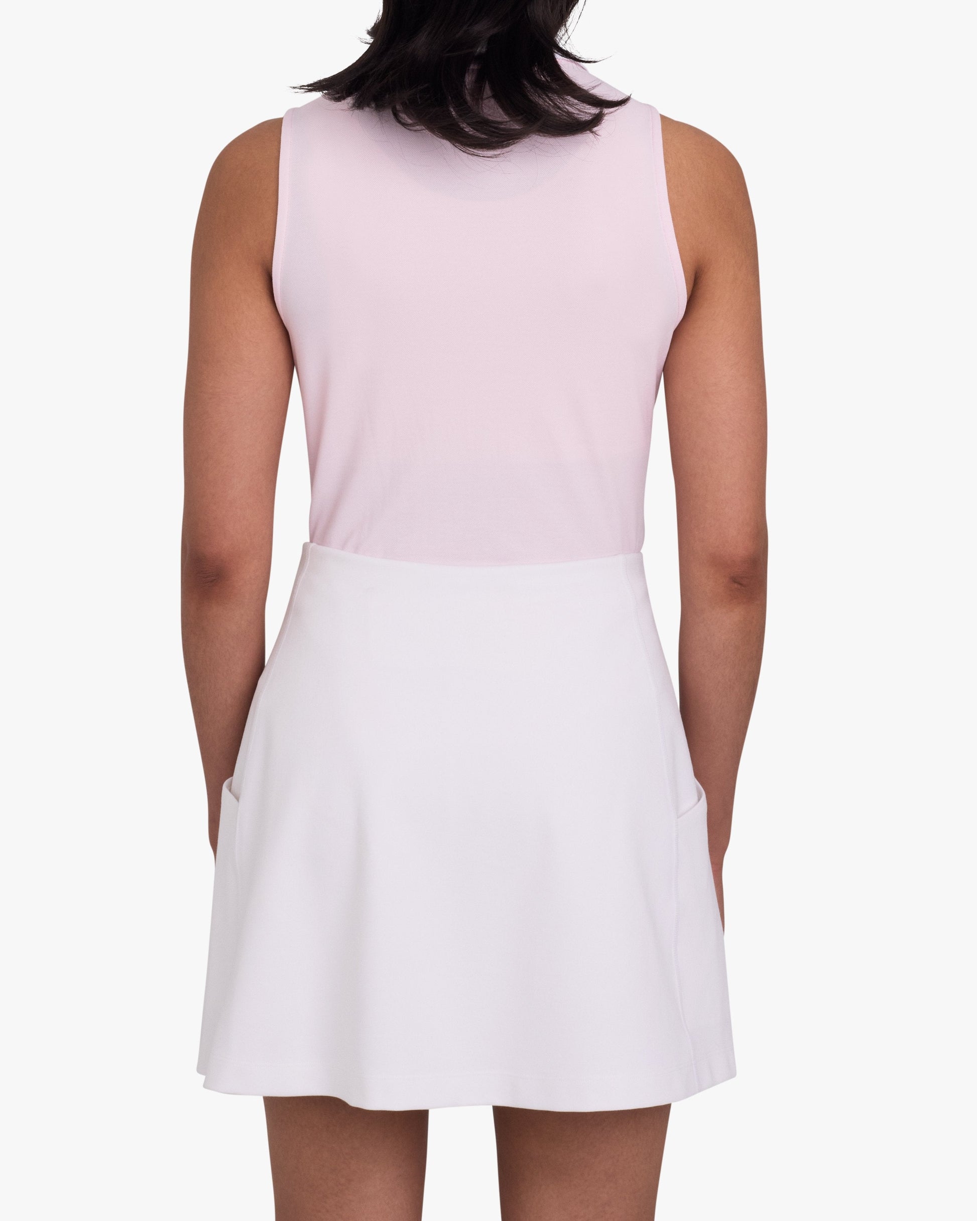 Bad Birdie Pique Johnny Collar Polo - Frosty Petal