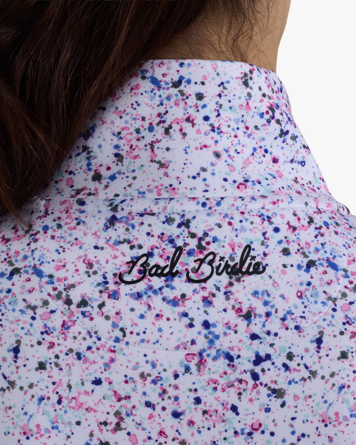 Bad Birdie At Ease Quarterzip - Paint Splatter 3
