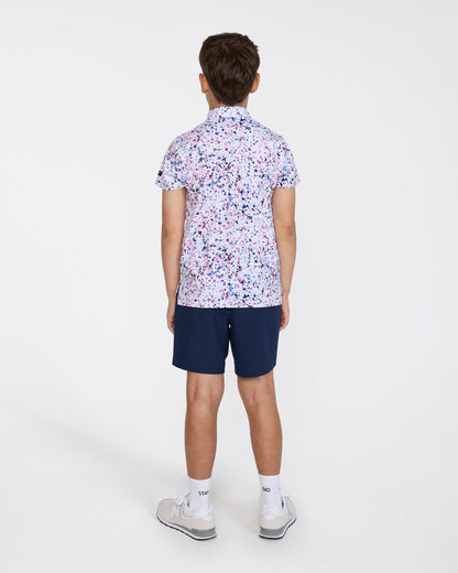 Bad Birdie Youth Golf Short - Dark Navy