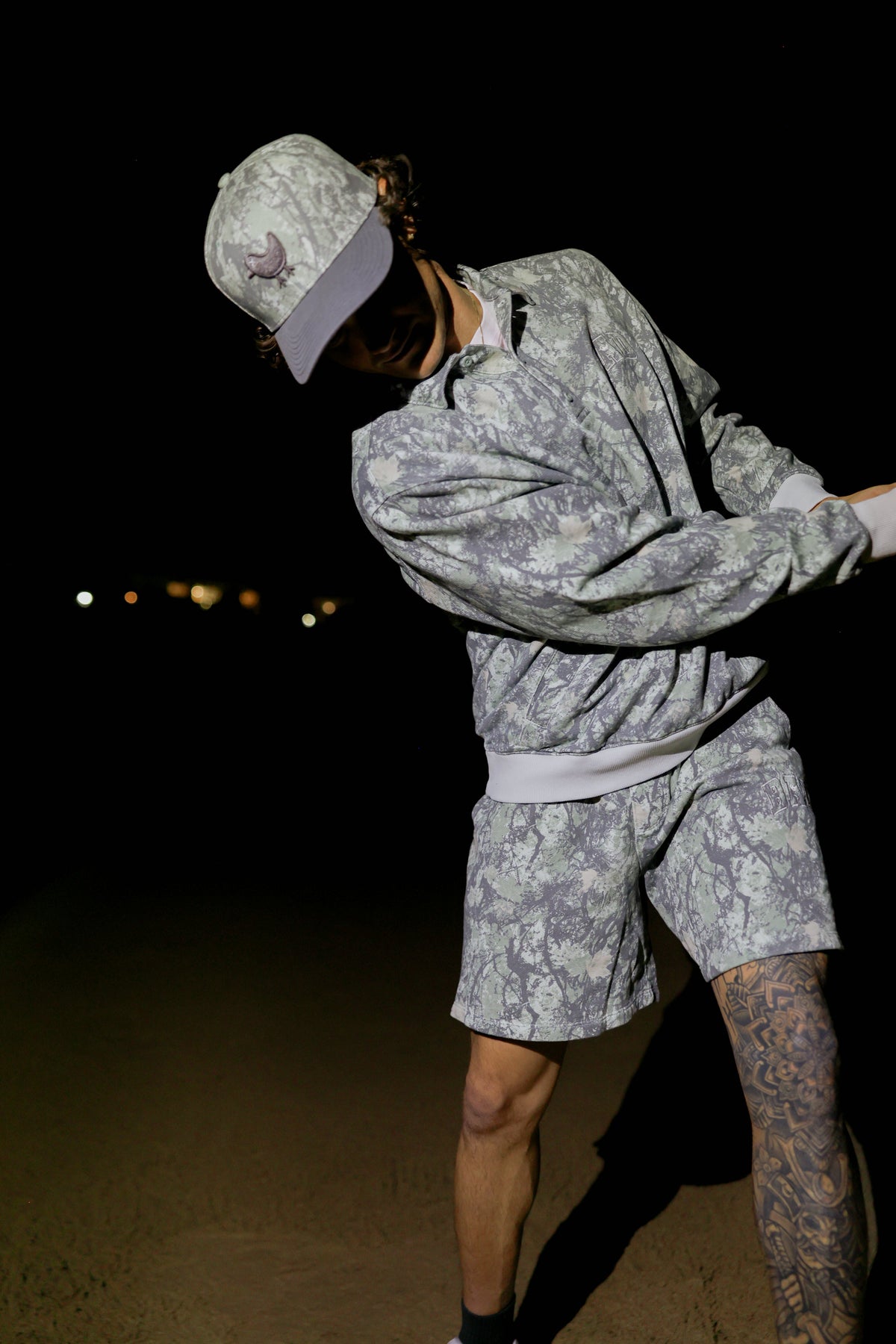 Bad Birdie Men's Twill Snapback - Stealth Mode Dark